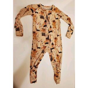 Dreamies Bamboo Baby Sleeper Pajamas Beary‎ Halloween 3 To 6 Months